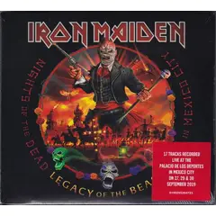 GRUPO LASER DISC - CD IRON MAIDEN NIGHTS OF THE DEAD LEGACY OF 2CD