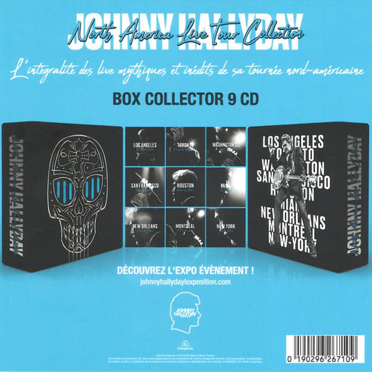 GRUPO LASER DISC - CD JOHNNY HALLYDAY LIVE  BOX SET 10CD