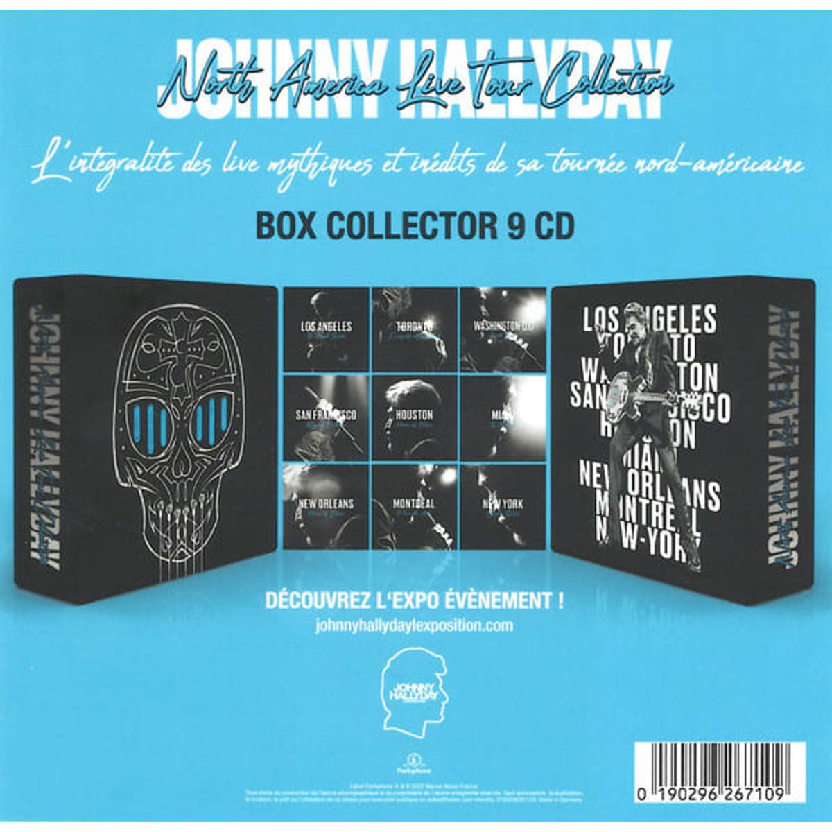 GRUPO LASER DISC - CD JOHNNY HALLYDAY LIVE  BOX SET 10CD