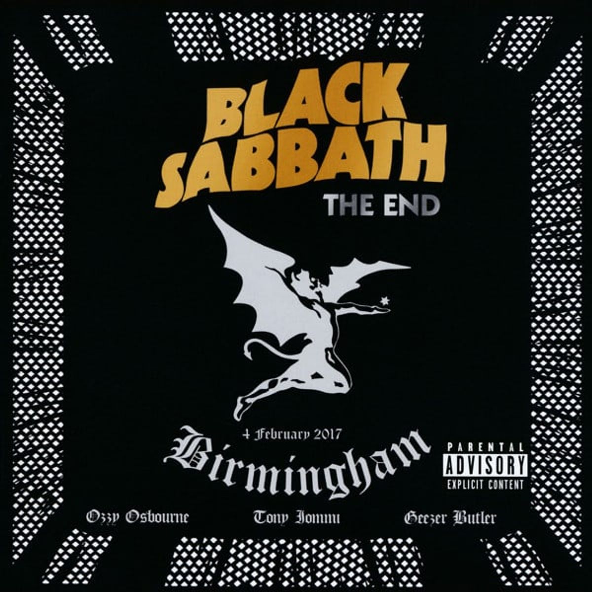 GRUPO LASER DISC - CD BLACK SABBATH THE END 2CD