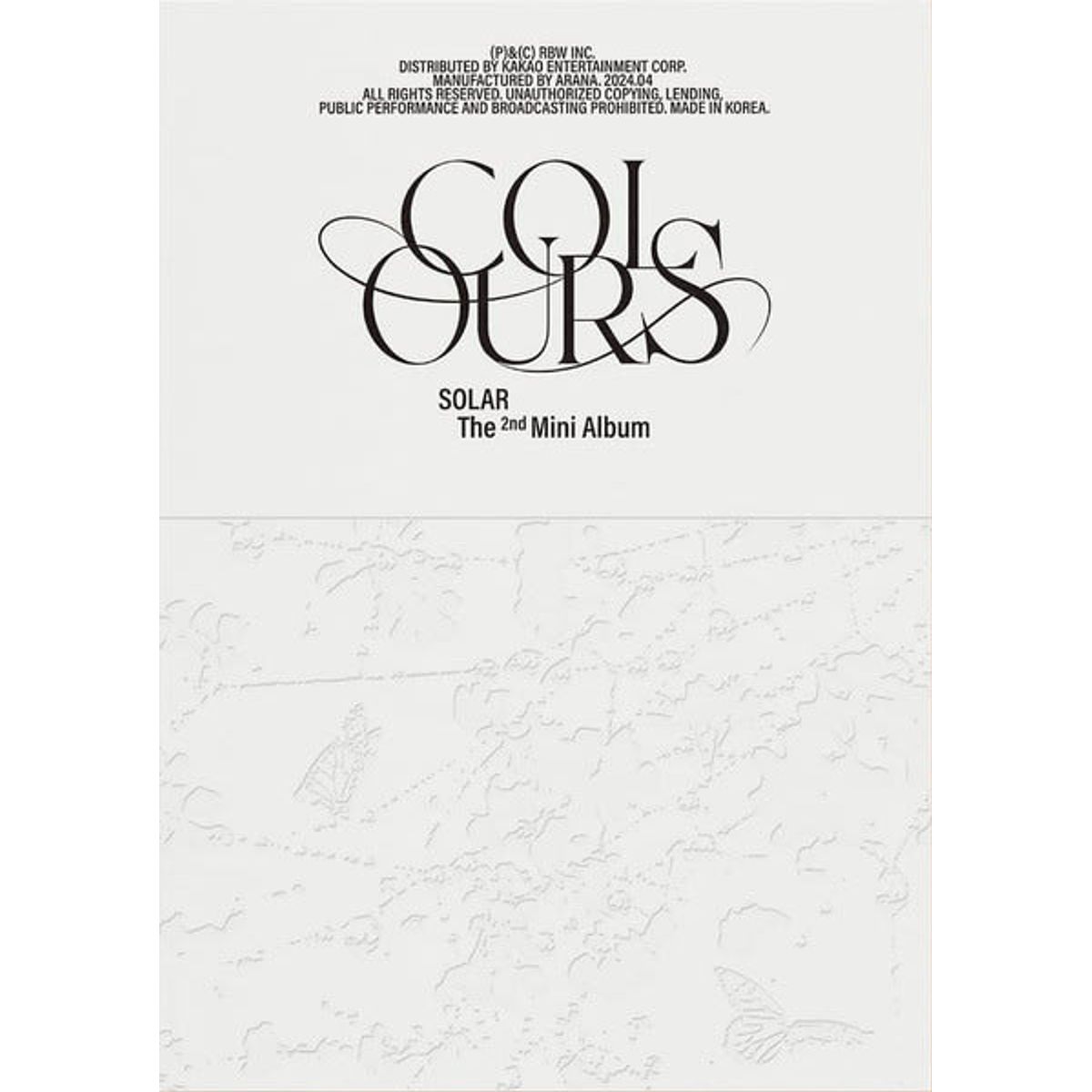 GRUPO LASER DISC - CD SOLAR COLOURS - VERSION PELATTE 2ND MINI ALBUM 1CD