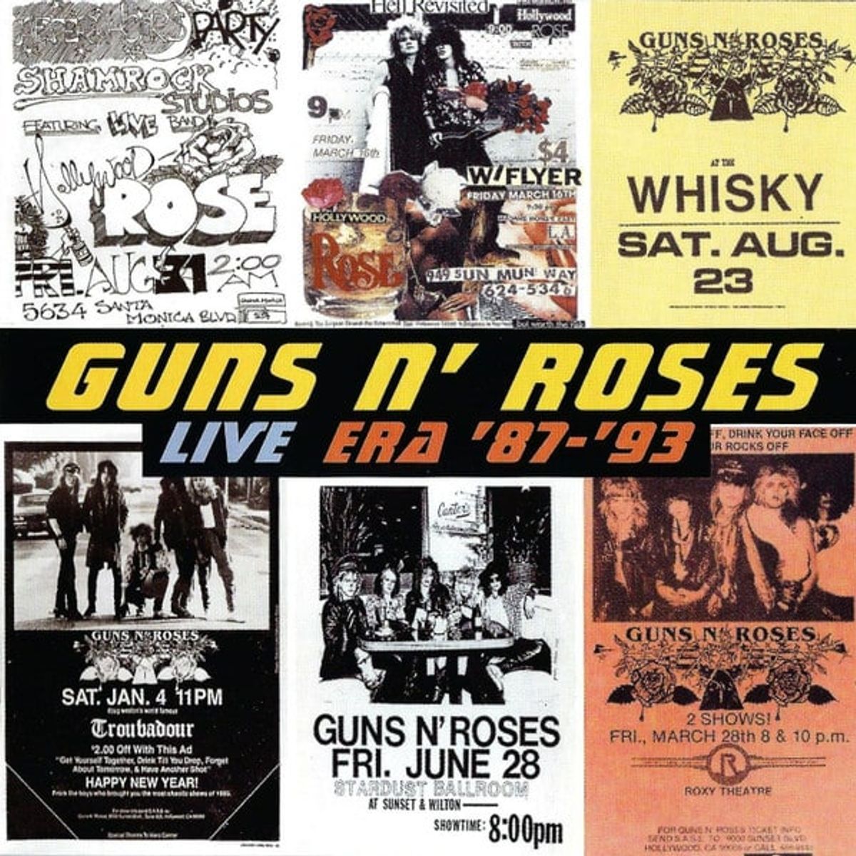 GRUPO LASER DISC - CD GUNS N ROSES LIVE ERA 87-93  2CD