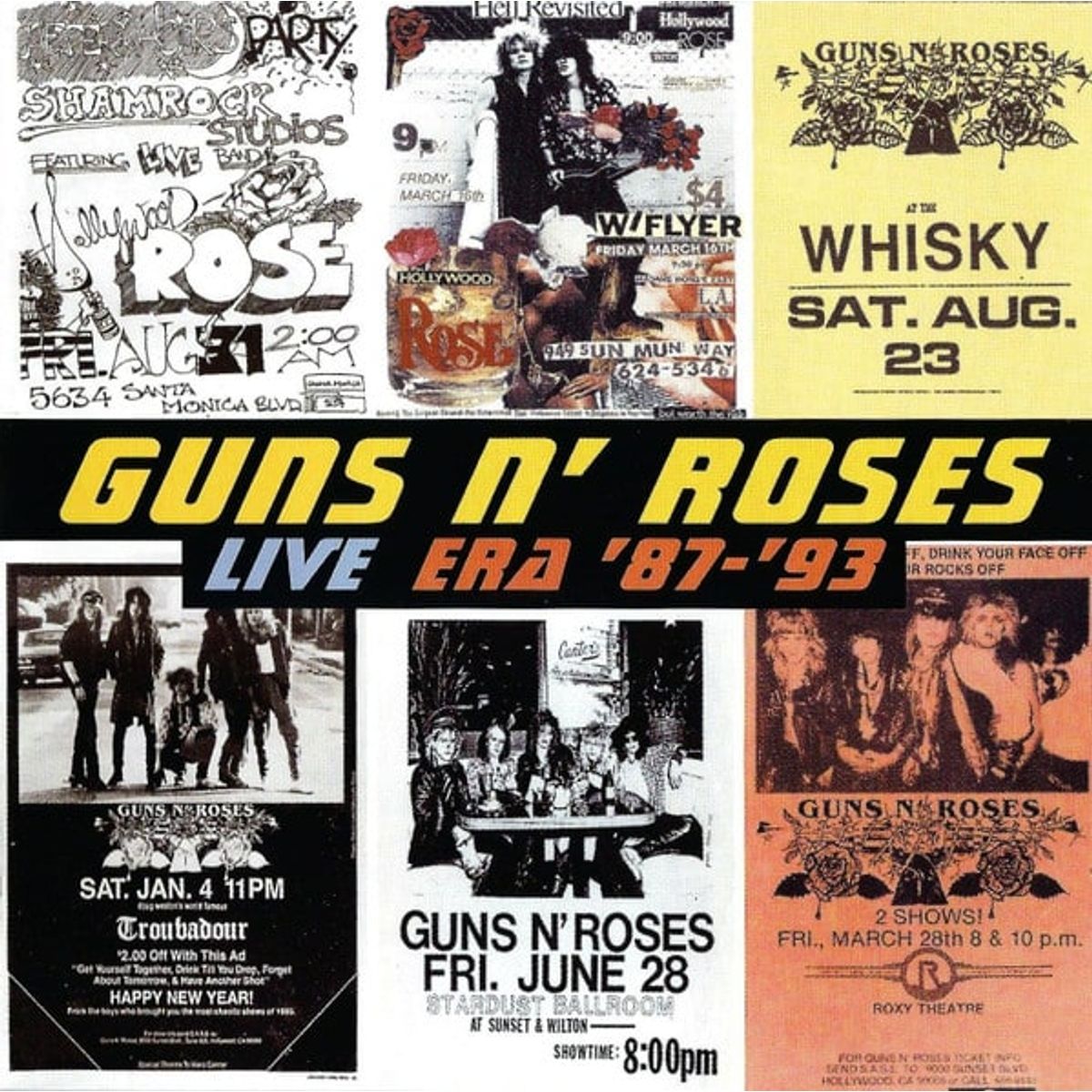 GRUPO LASER DISC - CD GUNS N ROSES LIVE ERA 87-93  2CD