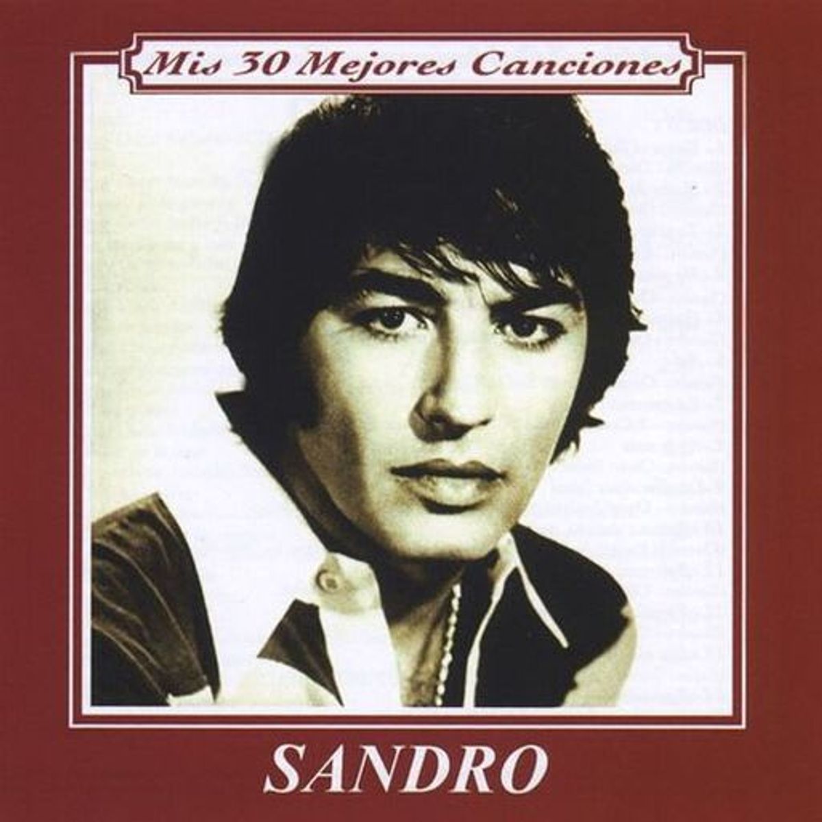 GRUPO LASER DISC - CD SANDRO MIS 30 MEJORES CANCIONES COLECCION 2CD