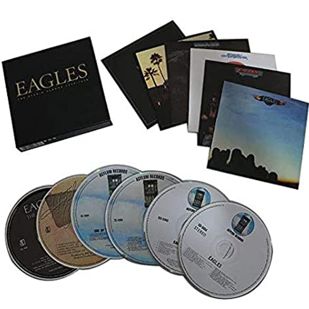 GRUPO LASER DISC - CD EAGLES THE STUDIO ALBUMS 1972-1979 6CD