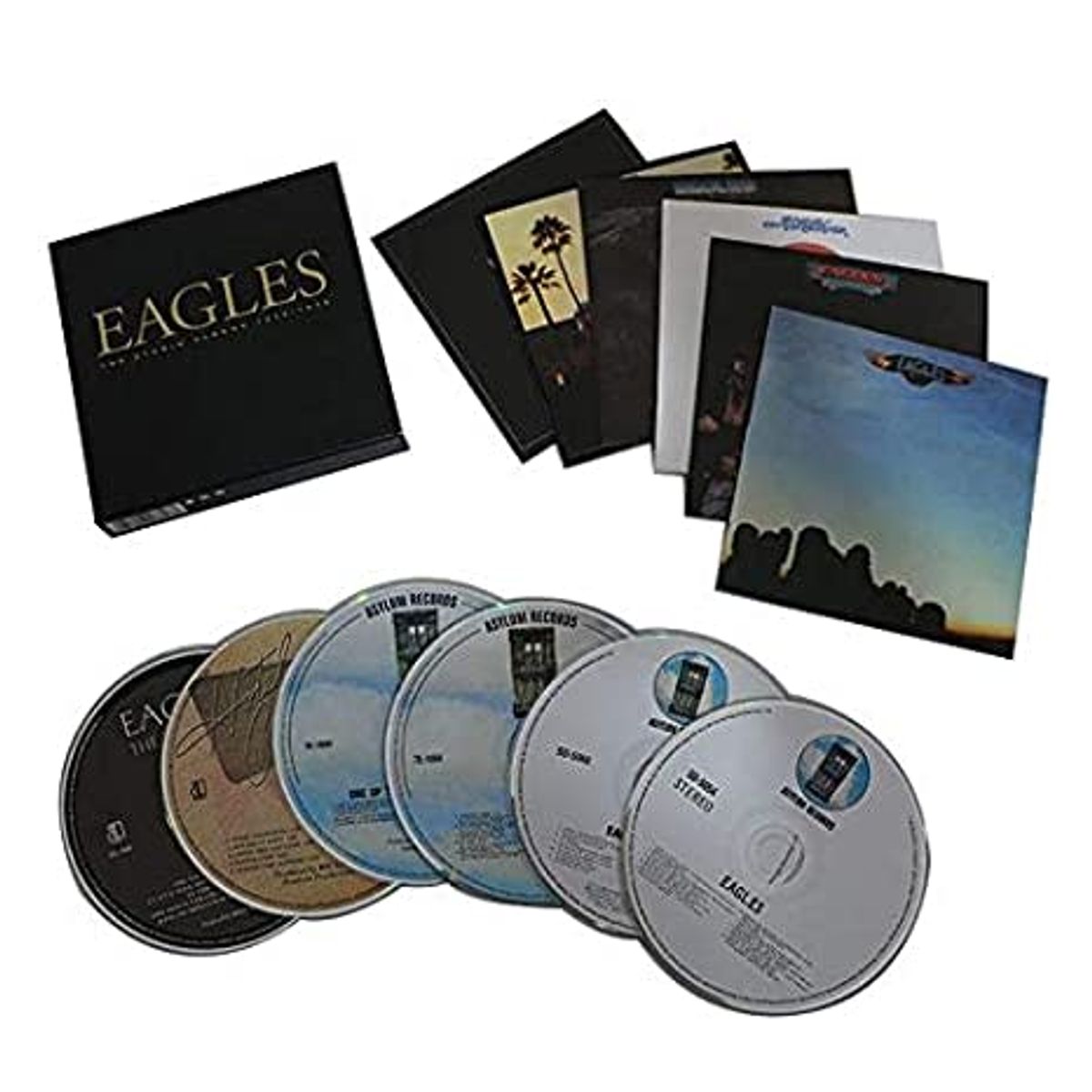 GRUPO LASER DISC - CD EAGLES THE STUDIO ALBUMS 1972-1979 6CD