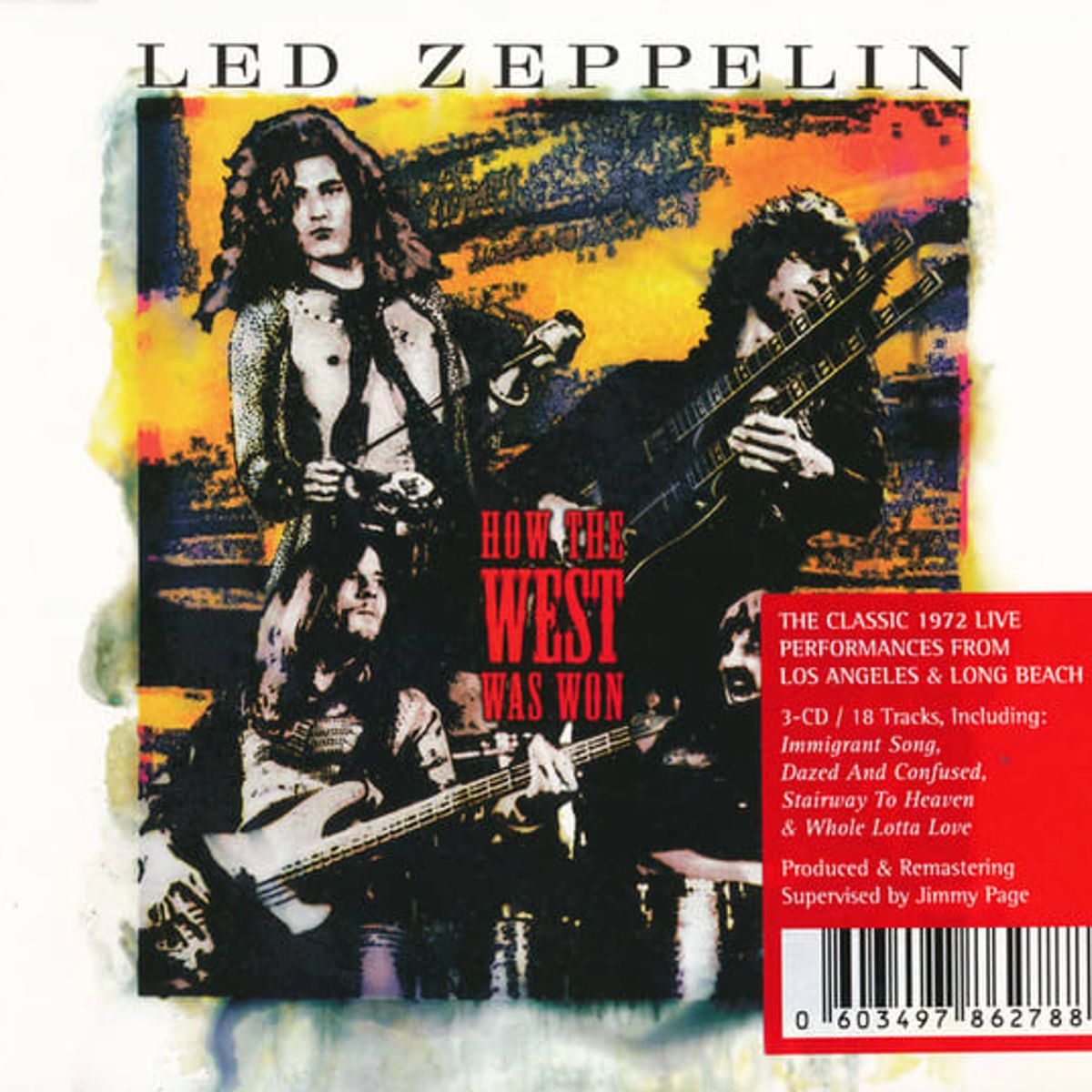 GRUPO LASER DISC - CD LED ZEPPELIN HOW THE WEST WON 3CD