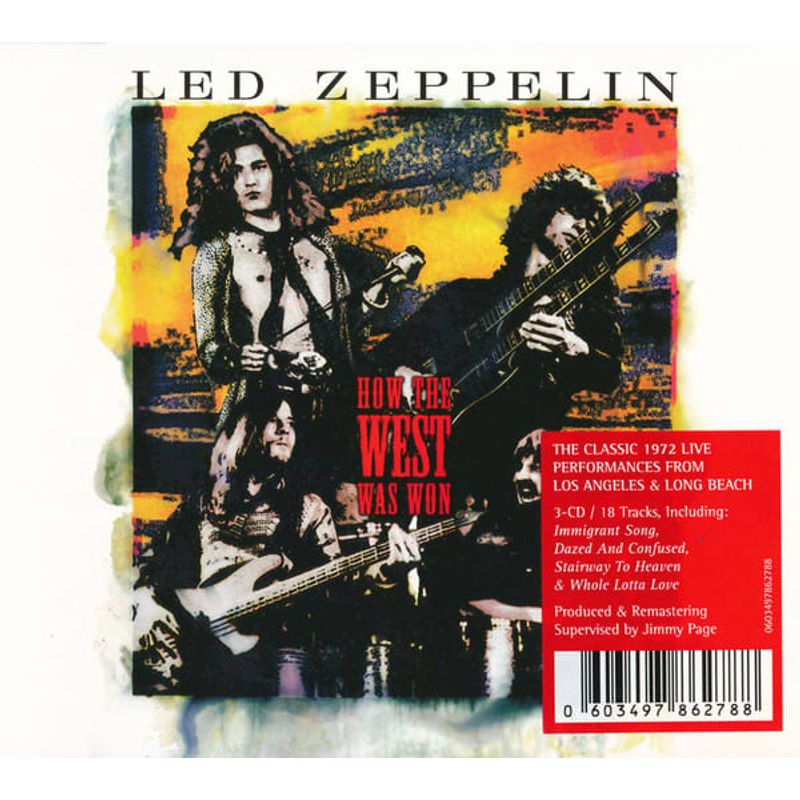 GRUPO LASER DISC - CD LED ZEPPELIN HOW THE WEST WON 3CD