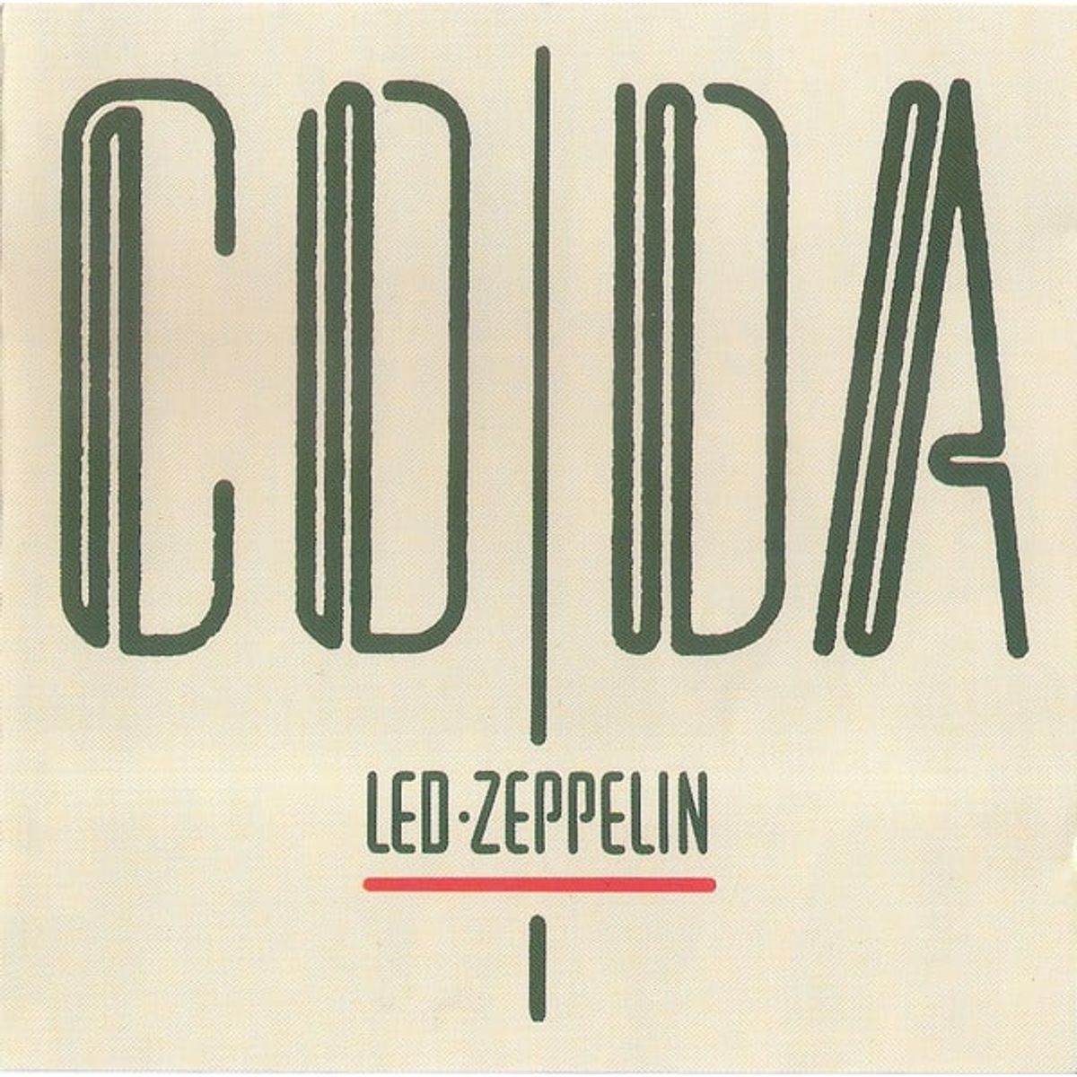 GRUPO LASER DISC - CD LED ZEPPELIN CODA 1CD