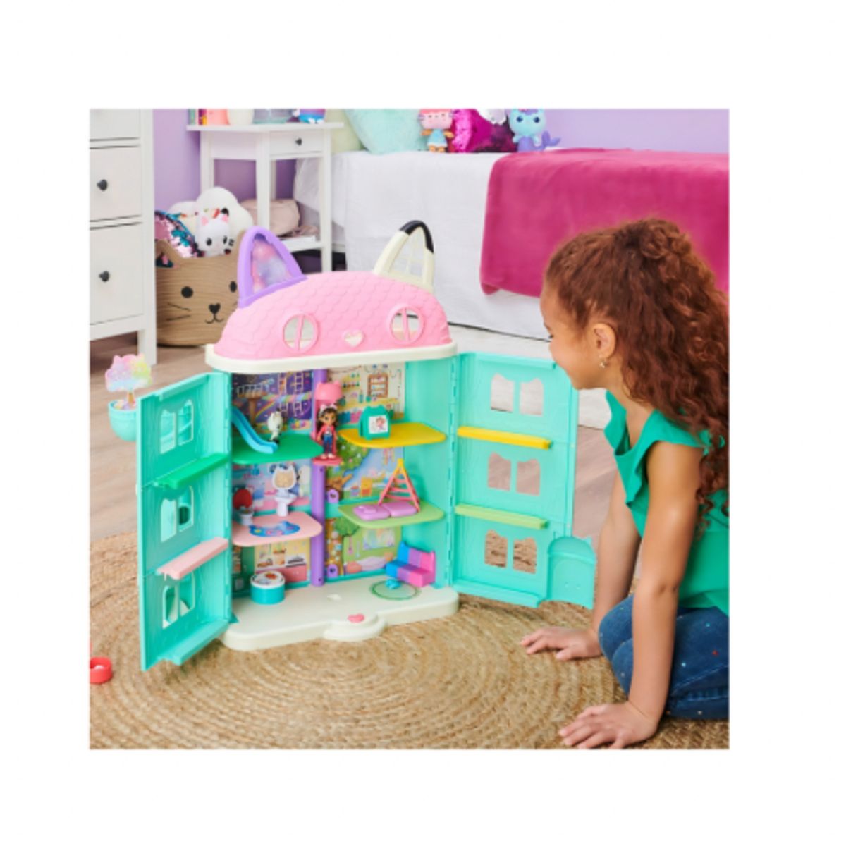 GABBYS DOLLHOUSE - La Casa De Gaby Casa De Muñecas Con Sonidos