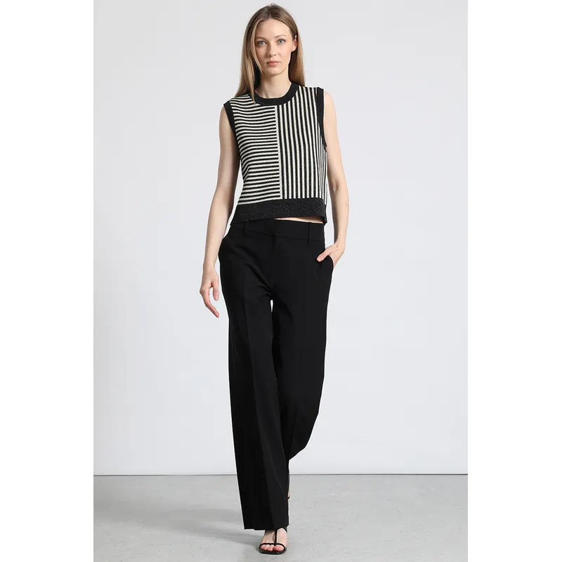 LIOLA - Pantalón recto liola mujer negro