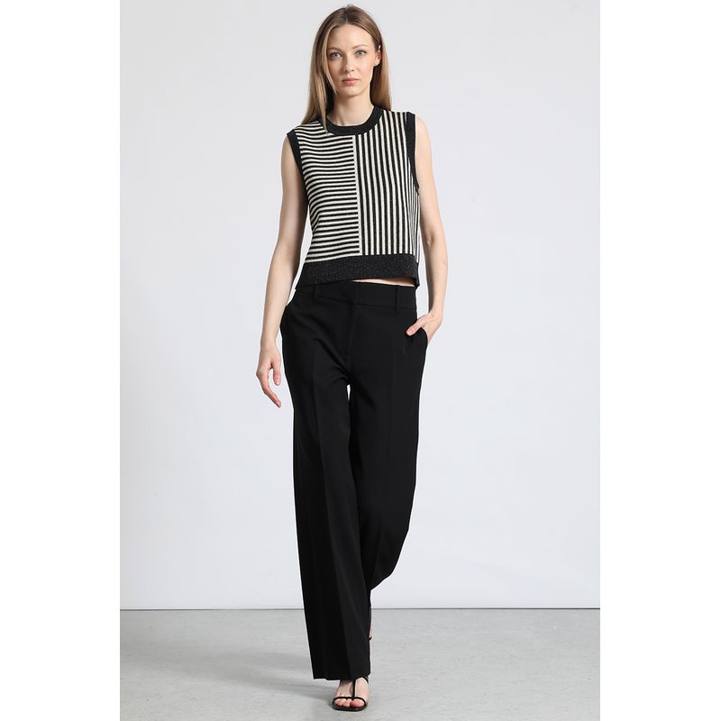 LIOLA - Pantalón recto liola mujer negro