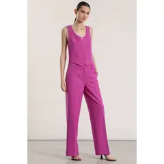 LIOLA - Pantalón recto mujer violeta