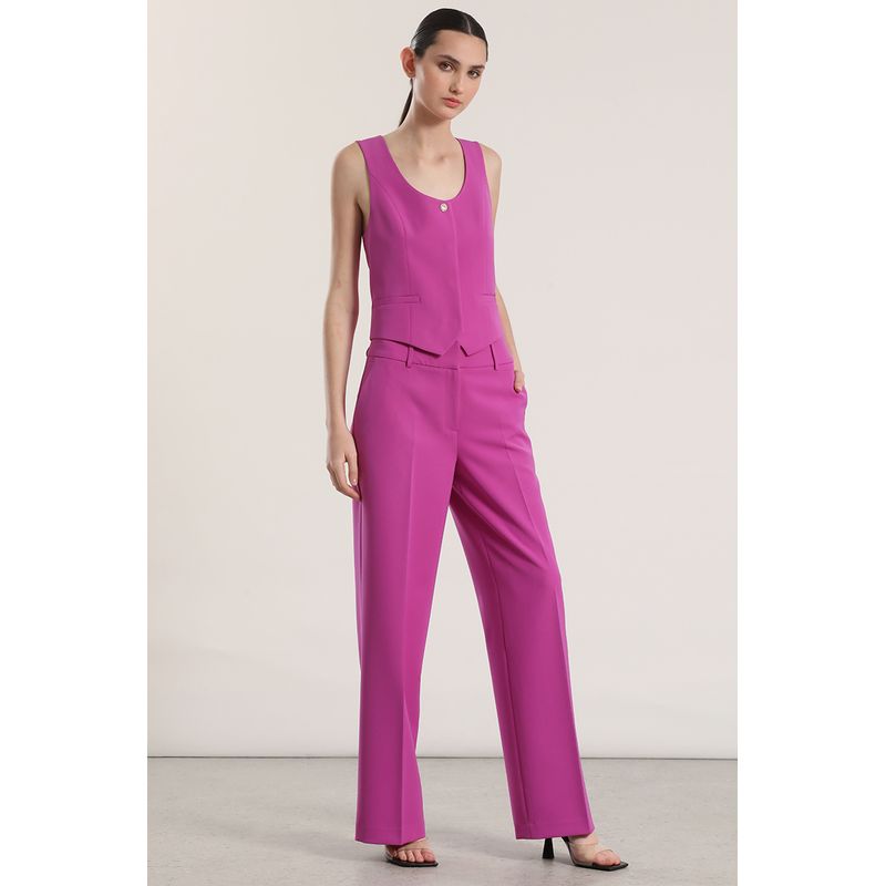 LIOLA - Pantalón recto liola mujer violeta