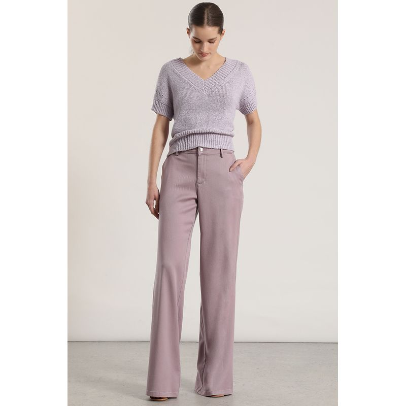 LIOLA - Pantalón palazzo liola mujer lila