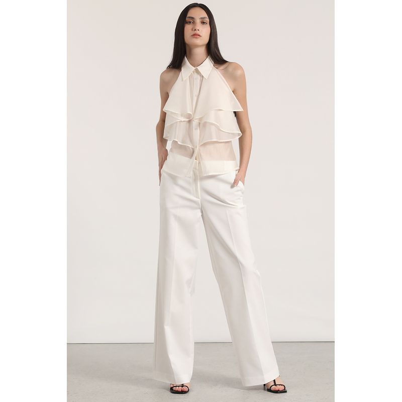 LIOLA - Pantalón recto liola mujer crudo