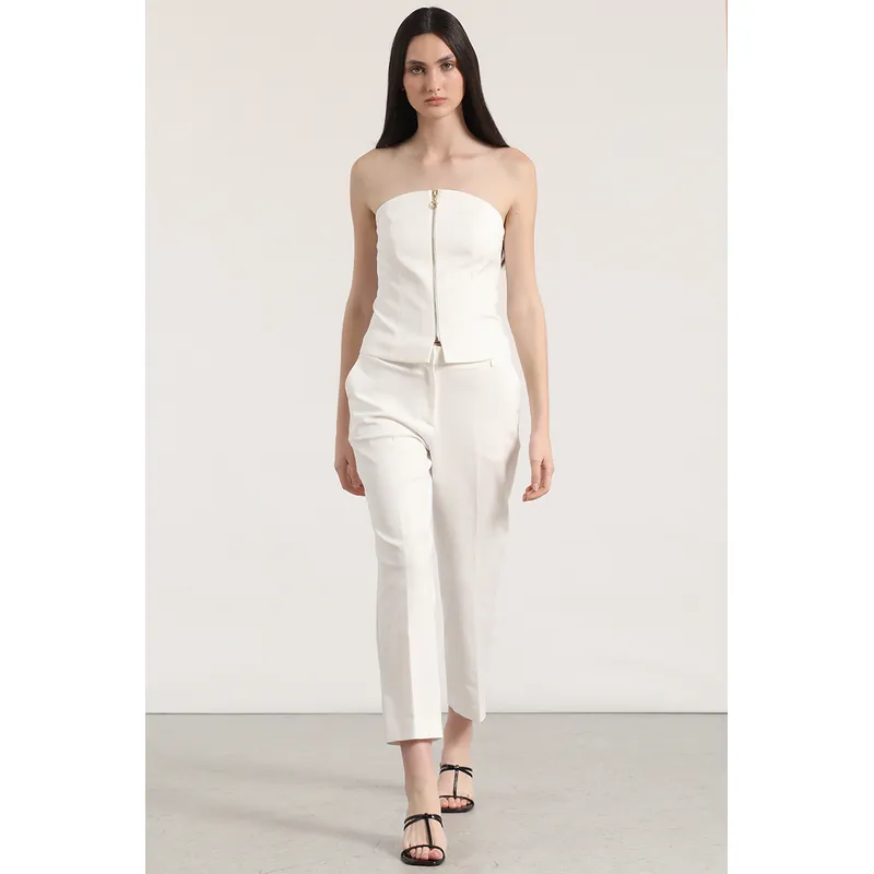 LIOLA - Pantalón sastre liola mujer crudo