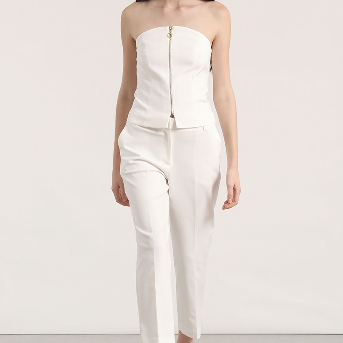 LIOLA - Pantalón sastre liola mujer crudo