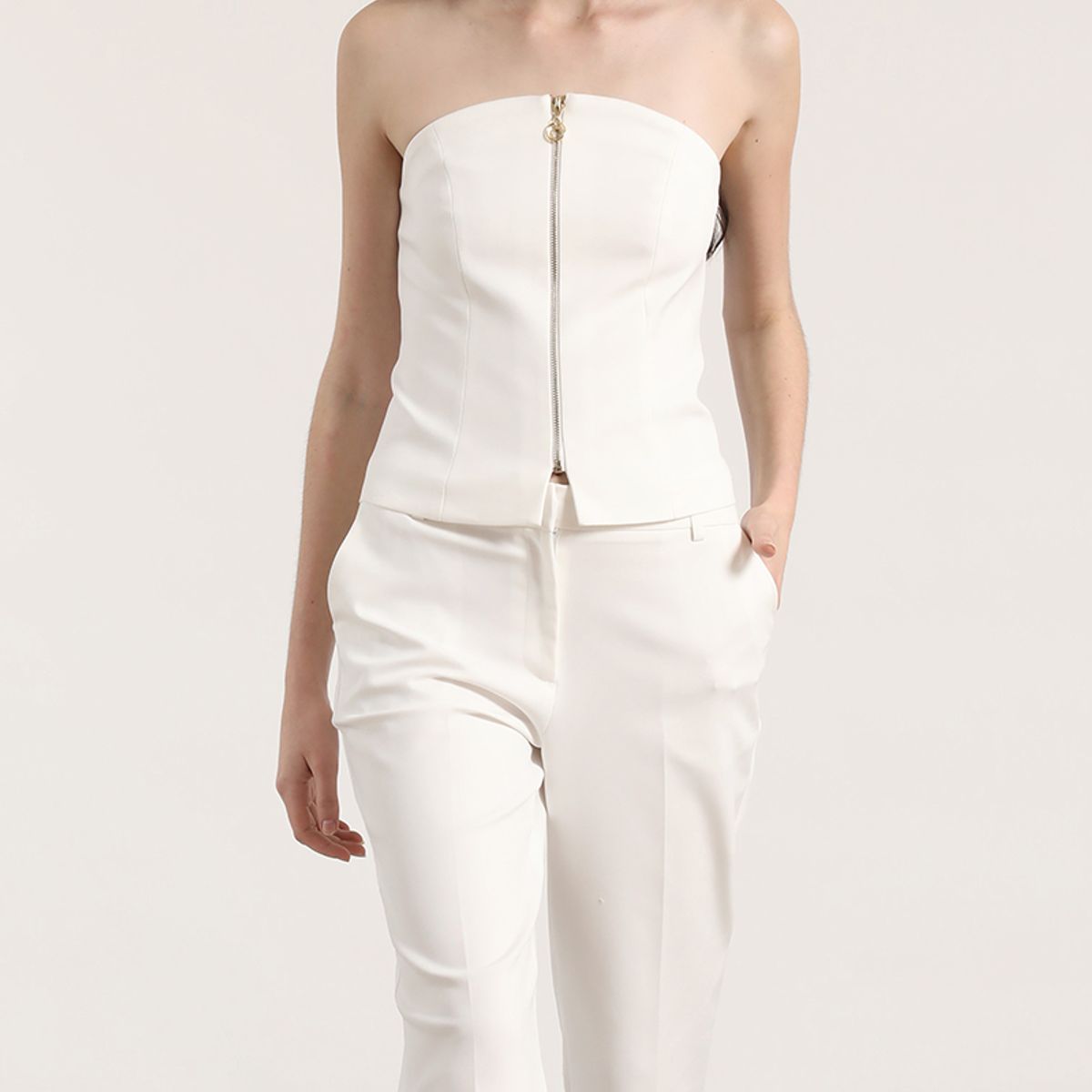 LIOLA - Pantalón sastre liola mujer crudo