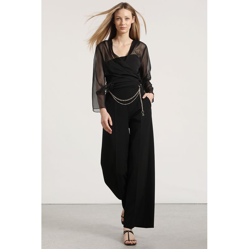 LIOLA - Pantalón cadena desmontable liola mujer negro