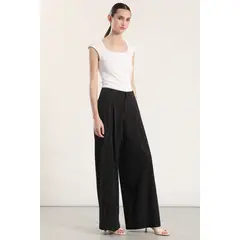 LIOLA - Pantalón ancho mujer negro