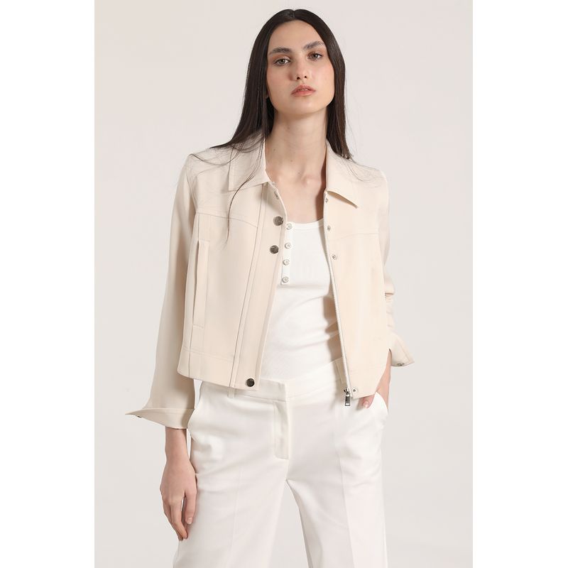 LIOLA - Chaqueta corta Liola mujer beige