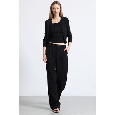 Imagen 2 del producto Cardigan tejido mujer negro