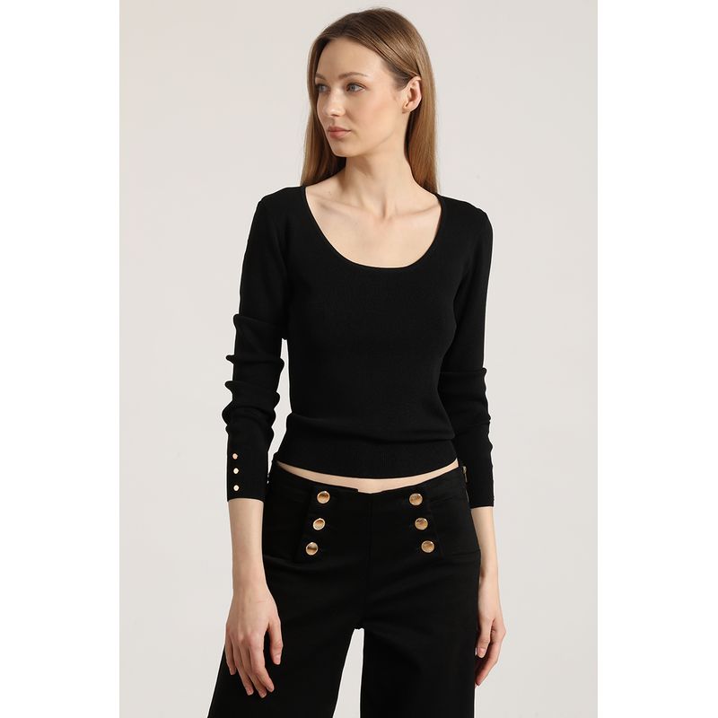 LIOLA - Sweater básico Liola mujer negro
