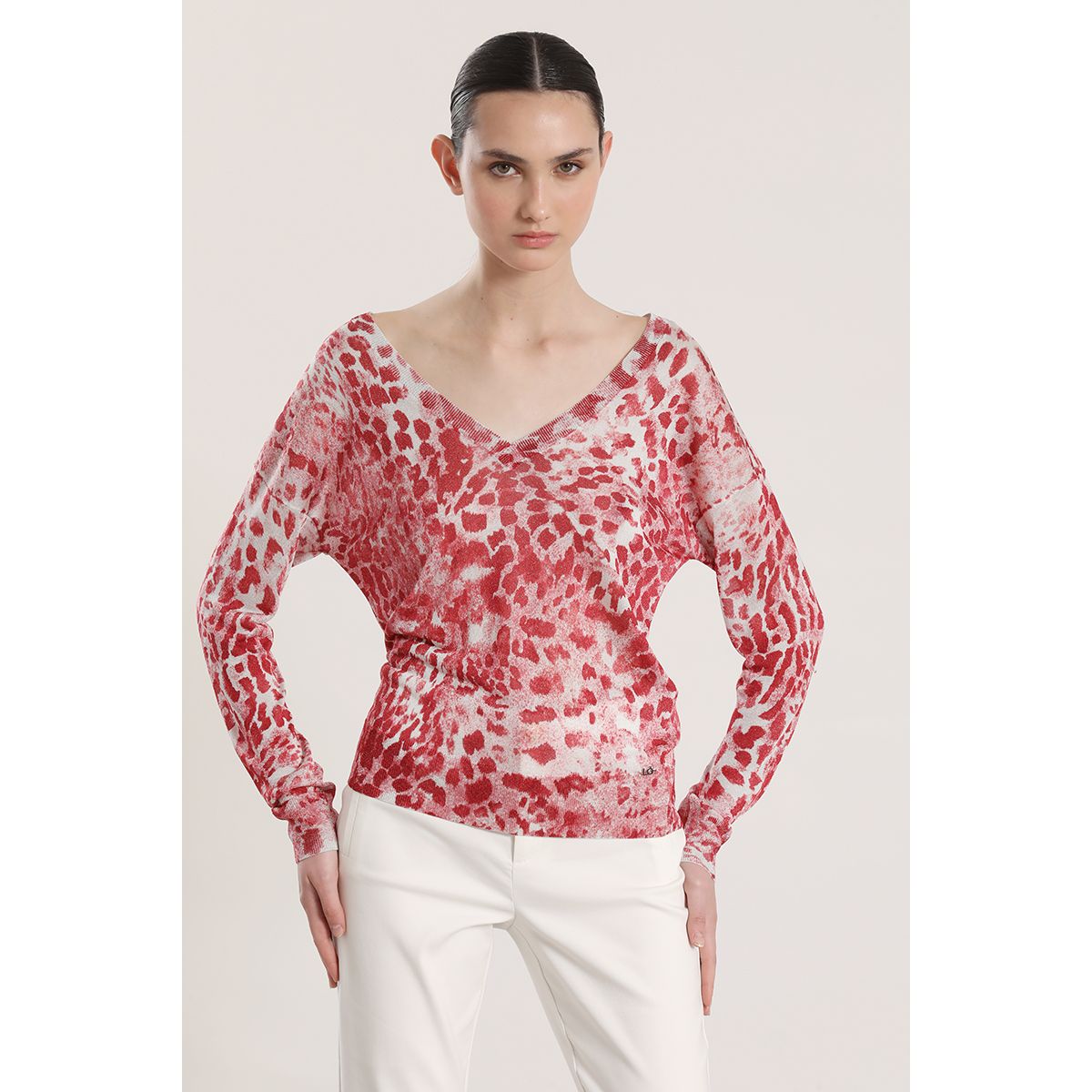 LIOLA - Tejido estampado liola mujer rosa