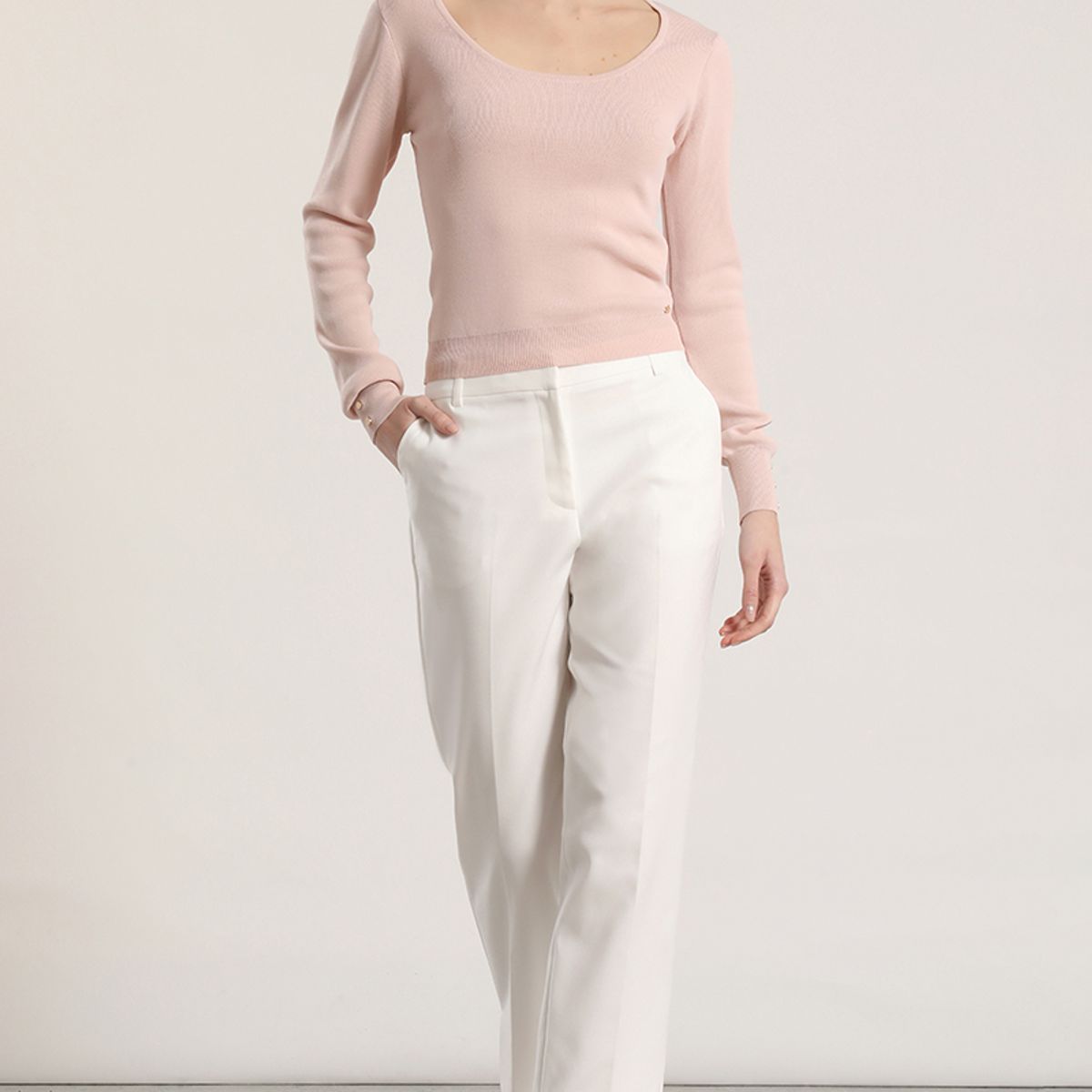 LIOLA - Sweater básico Liola mujer rosa