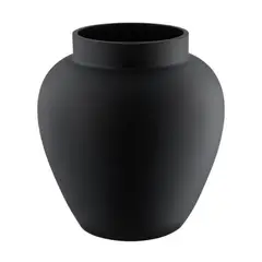 EGLO - Adorno Jarrón Florero ASINDRO vidrio Negro 23x22 cm