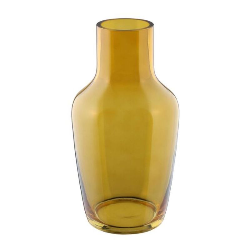 EGLO - Adorno Jarrón Florero SIRANANA Vidrio Amarillo 25x13 cm