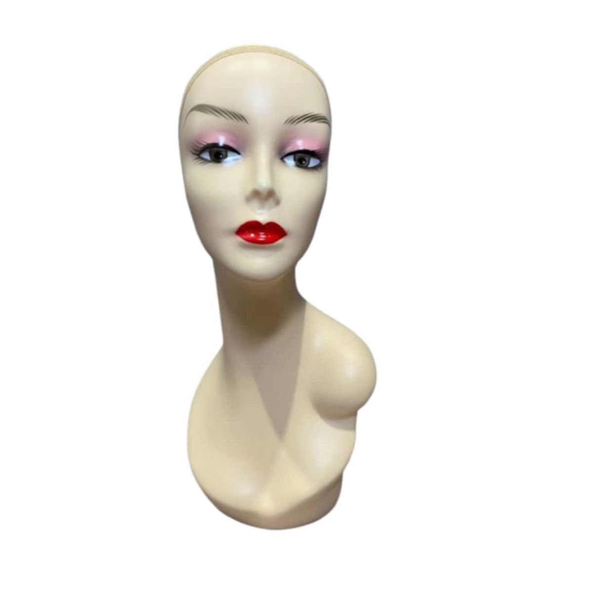 GENERICO - Maniqui Exhibidor de Cabeza Femenina 47cm Gms