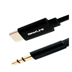BESTLINK - CABLE DE AUDIO PLUG 3.5MM A USB-C 1 METRO M/M