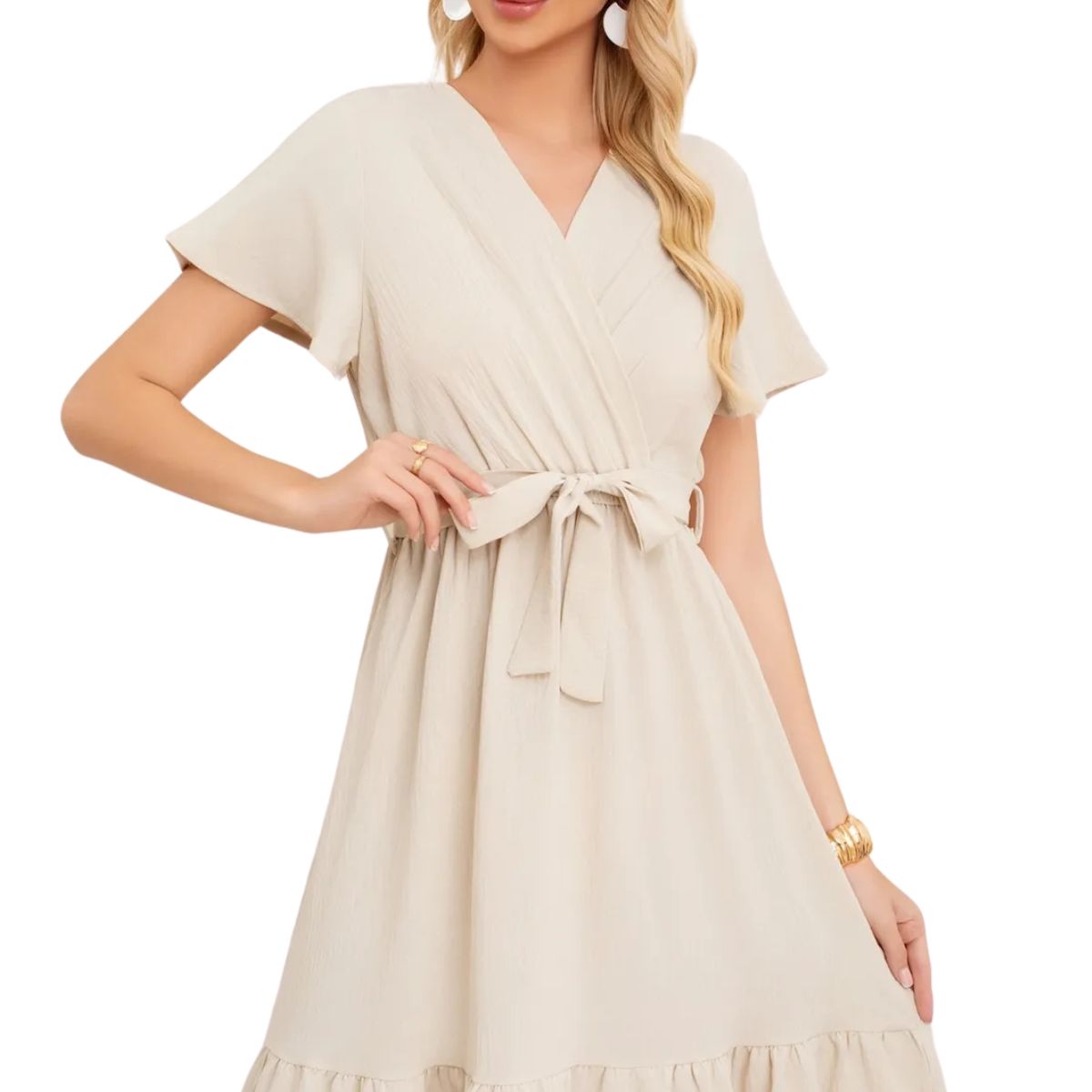 LOOK SHOP - Vestido Corto Primavera Verano Mujer Excelente Calidad 284