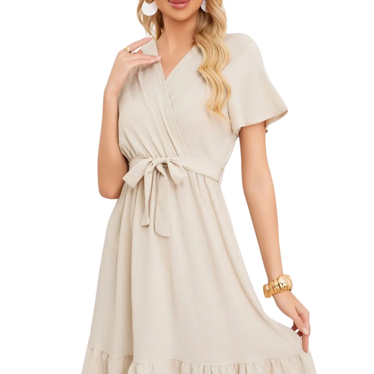 LOOK SHOP - Vestido Corto Primavera Verano Mujer Excelente Calidad 284