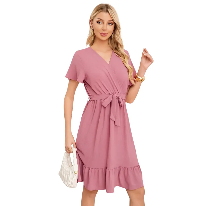 MPROPIA - Vestido Corto Primavera Verano Mujer Excelente Calidad 284