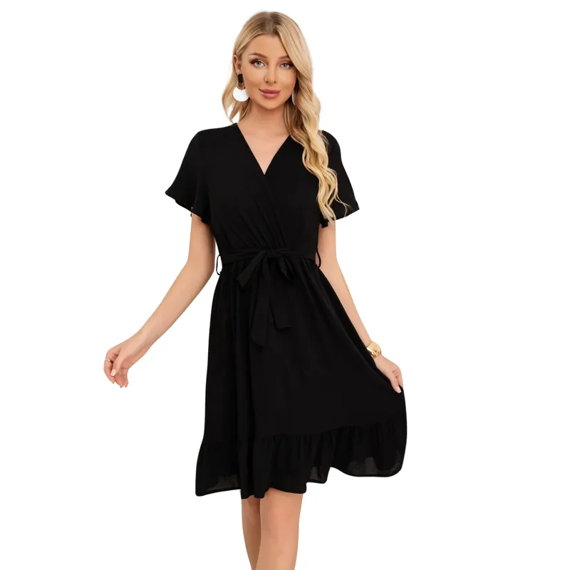 MPROPIA - Vestido Corto Primavera Verano Mujer Excelente Calidad 284