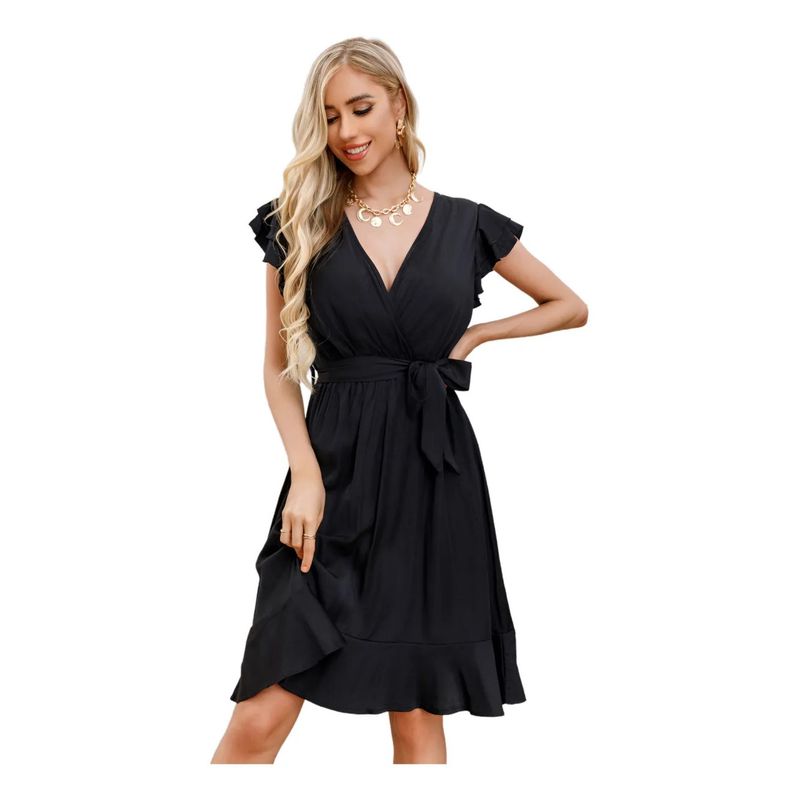 MPROPIA - Vestido Corto Primavera Verano Mujer Excelente Calidad 284