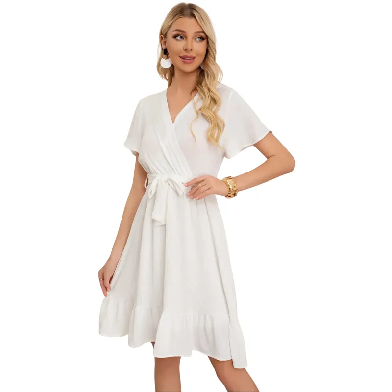 MPROPIA - Vestido Corto Primavera Verano Mujer Excelente Calidad 284