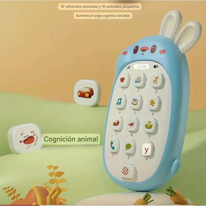 GENERICO - Teléfono interactivo para niño conejo 00224