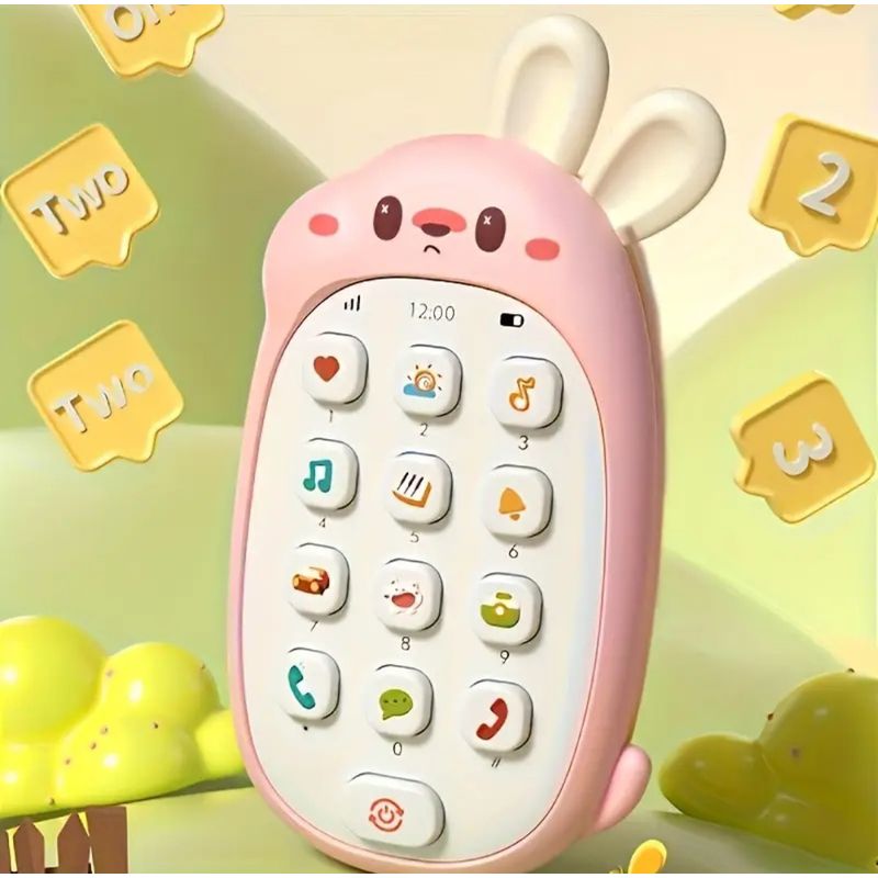 GENERICO - Teléfono interactivo para niño conejo 00224