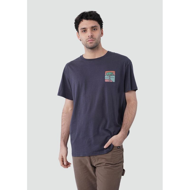 KAYA UNITE - Polera Hombre Outside Navy