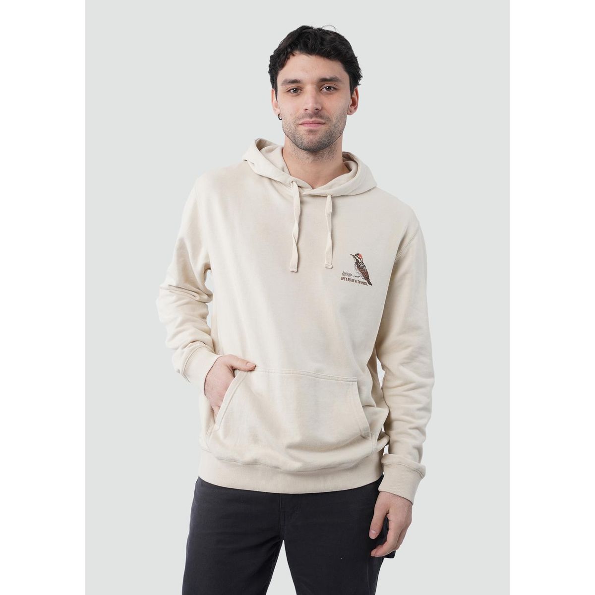 KAYA UNITE - Polerón Hoodie Hombre Carpintero Bone