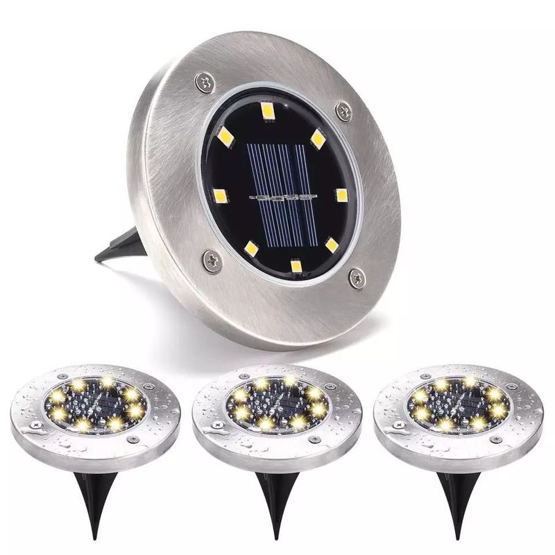 GENERICO - Set 4 Estacas Solares para Jardin