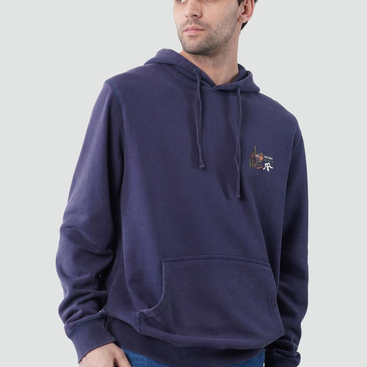 KAYA UNITE - Polerón Hoodie Hombre Chucao Navy