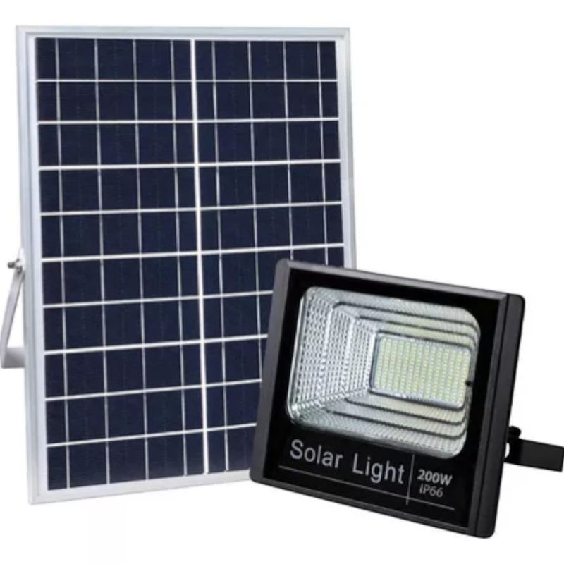 GENERICO - Foco Solar 200w Led Inteligente Control Remoto Ip66 su