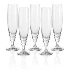 GENERICO - Set 6 Copas Cristal De Cervezas Espumantes 300ml