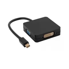 GENERICO - ADAPTADOR MINI DISPLAY PORT A HDMI VGA DVI