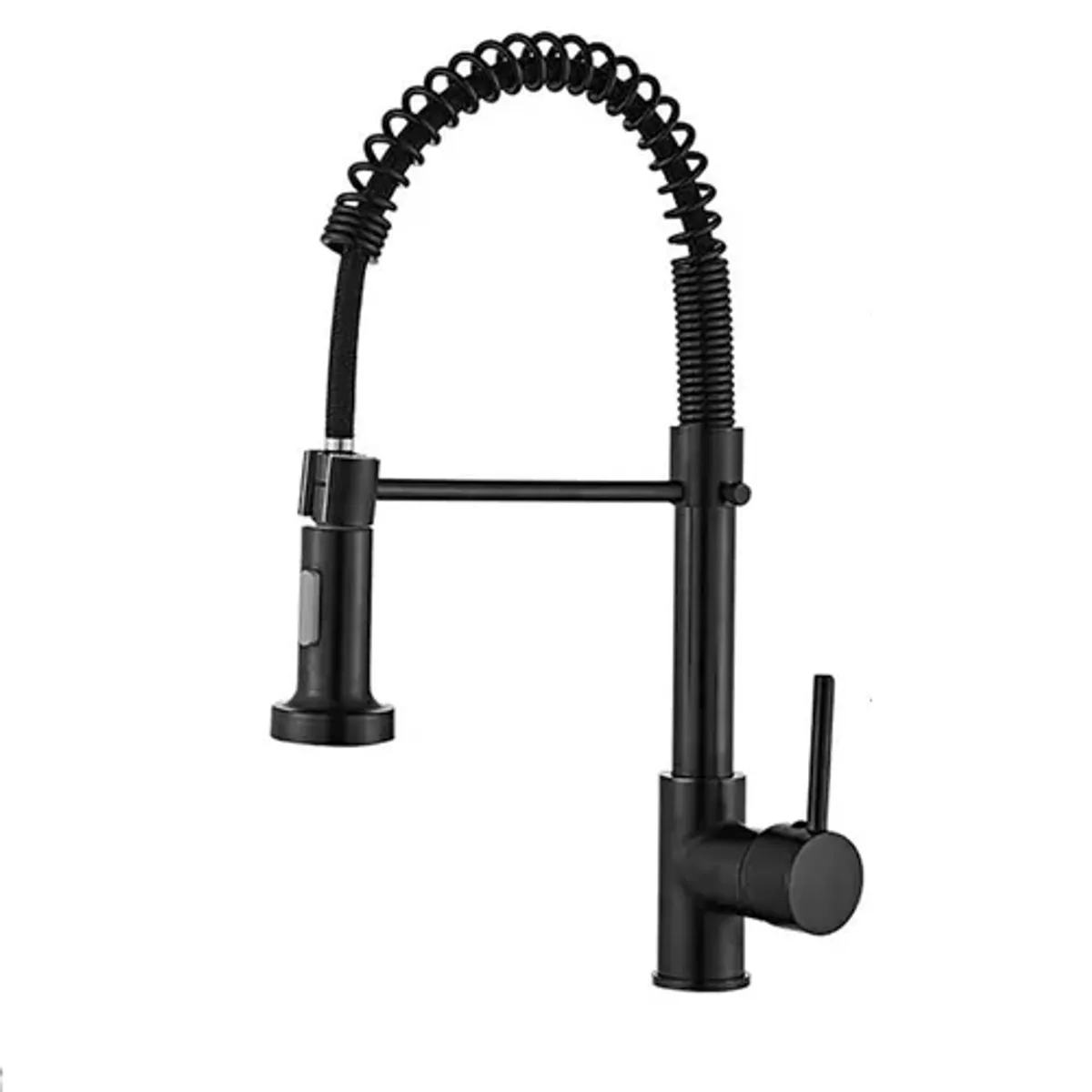 Grifo Llave Alta Monomando Cocina Rociador Flexible Negro, marca GENERICO - Foto Principal